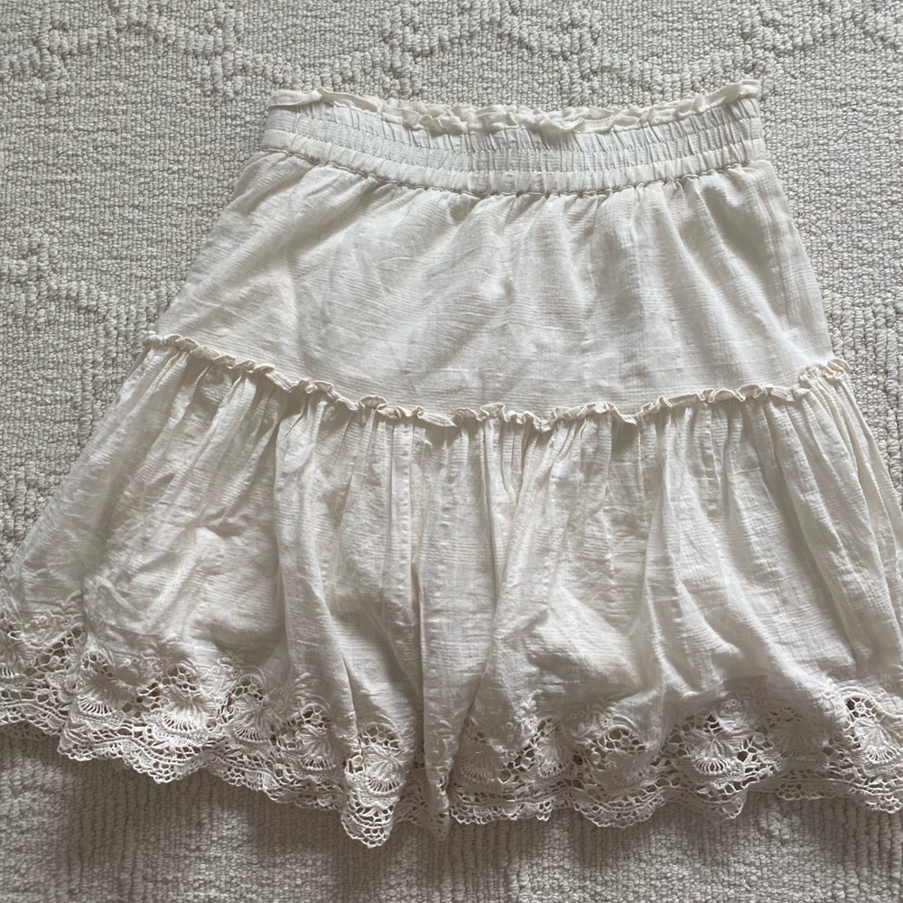 Misa skirt with embroidered trim